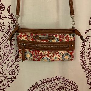 Chaps Floral Crossbody